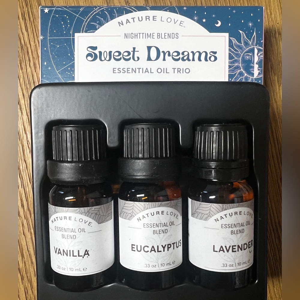 NEW- Sweet Dreams Essential Oil Trio x 4 boxes